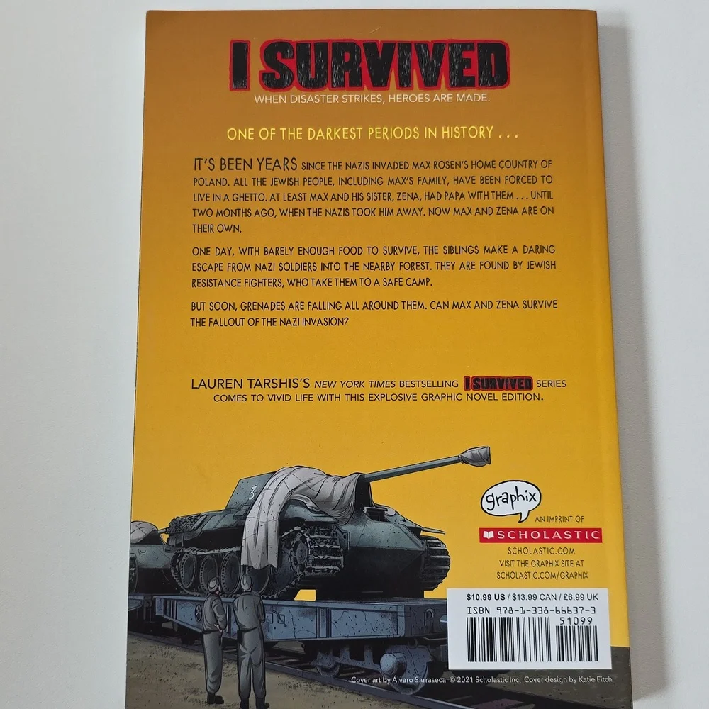 I Survived Graphic Novel Books - Great Chicago Fire, Titanic And Nazi Invasion